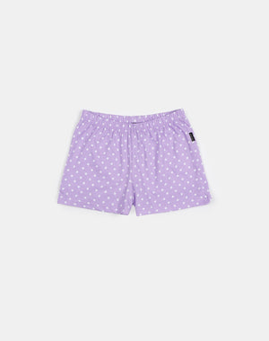 Pigiama bambina corto Santoro Gorjuss 55623 cotone lilla pois