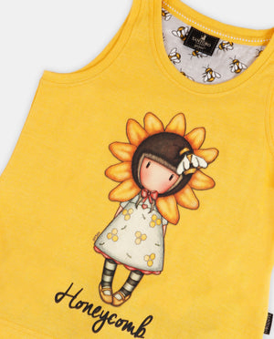Pigiama bambina Santoro Gorjuss 55634 cotone giallo ape