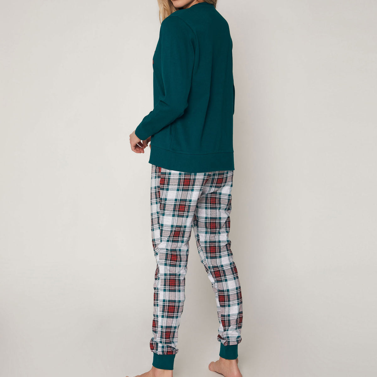 Pigiama donna verde sveglia Admas 55858