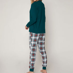 Pigiama donna verde sveglia Admas 55858