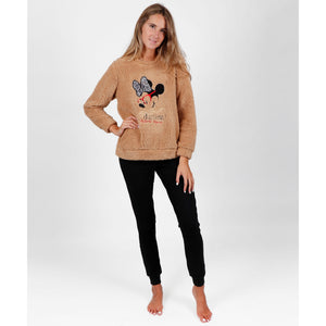 Pigiama donna caldo pile sherpa Disney Minnie 55970