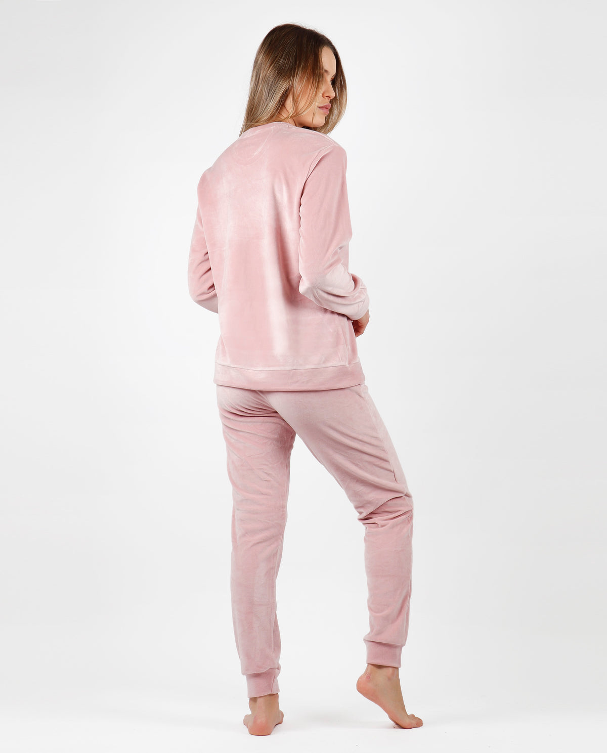 Pigiama donna invernale in vellutino Admas 56192