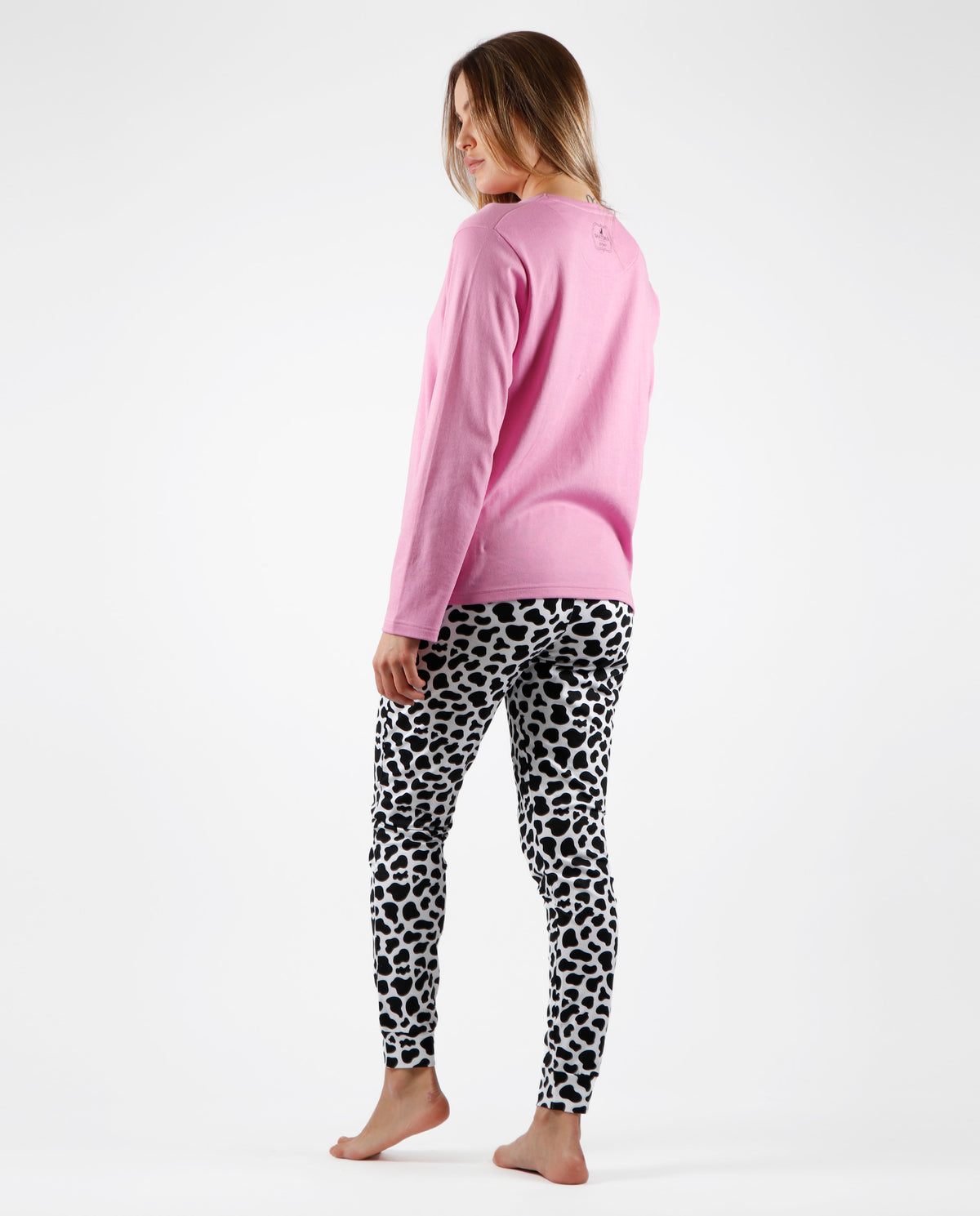 Pigiama donna Santoro Gorjuss 56609 caldo cotone maculato