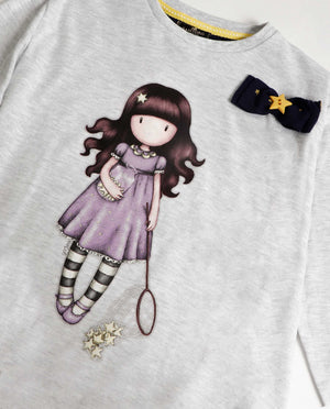 Pigiama bambina invernale Santoro Gorjuss 56624 caldo cotone