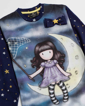 Pigiama bambina invernale Santoro Gorjuss 56625 caldo cotone