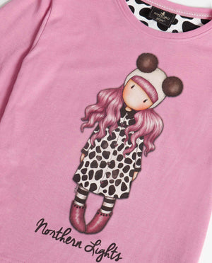 Pigiama bambina invernale Santoro Gorjuss 56626 caldo cotone