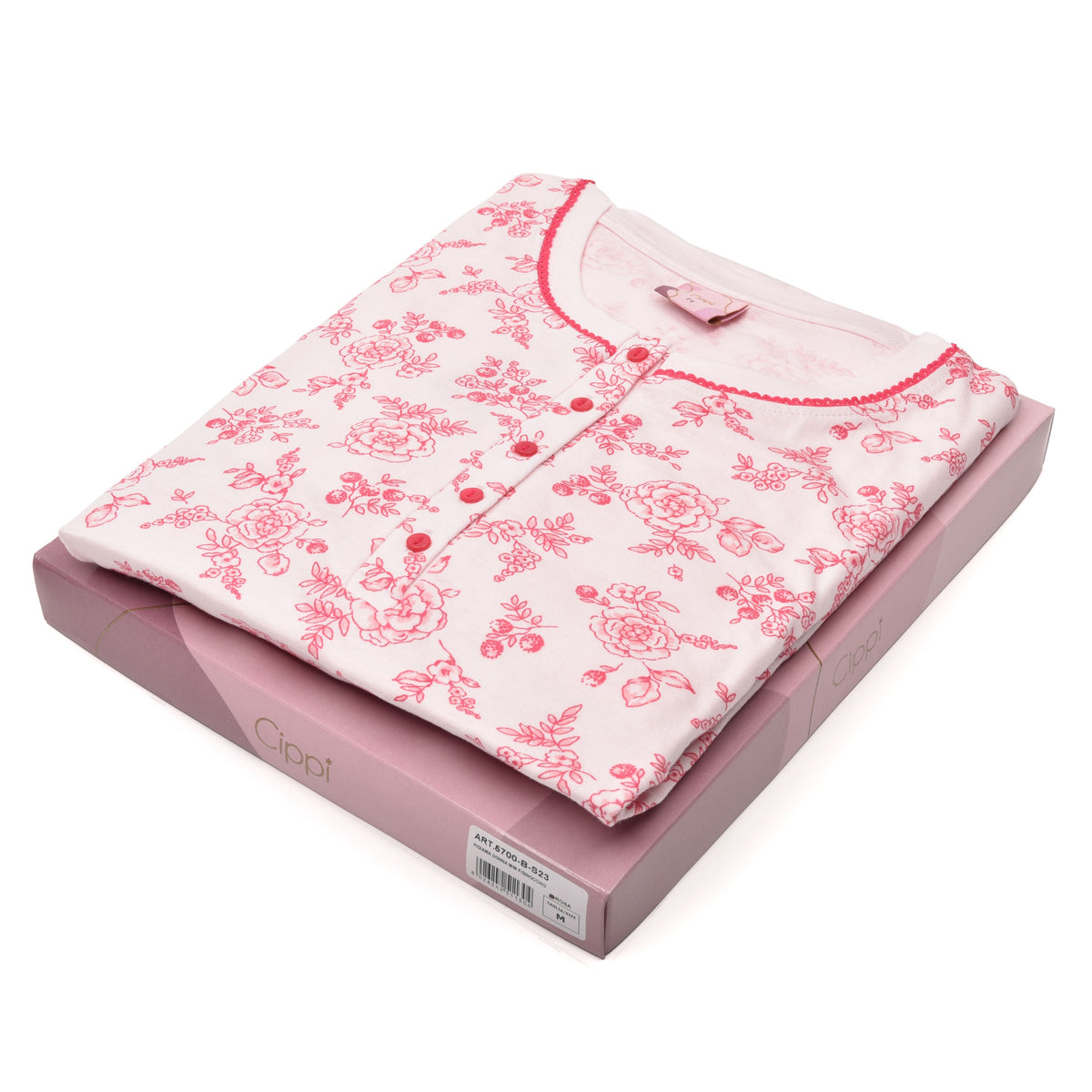Pigiama donna estivo corto Cippi 5700 cotone