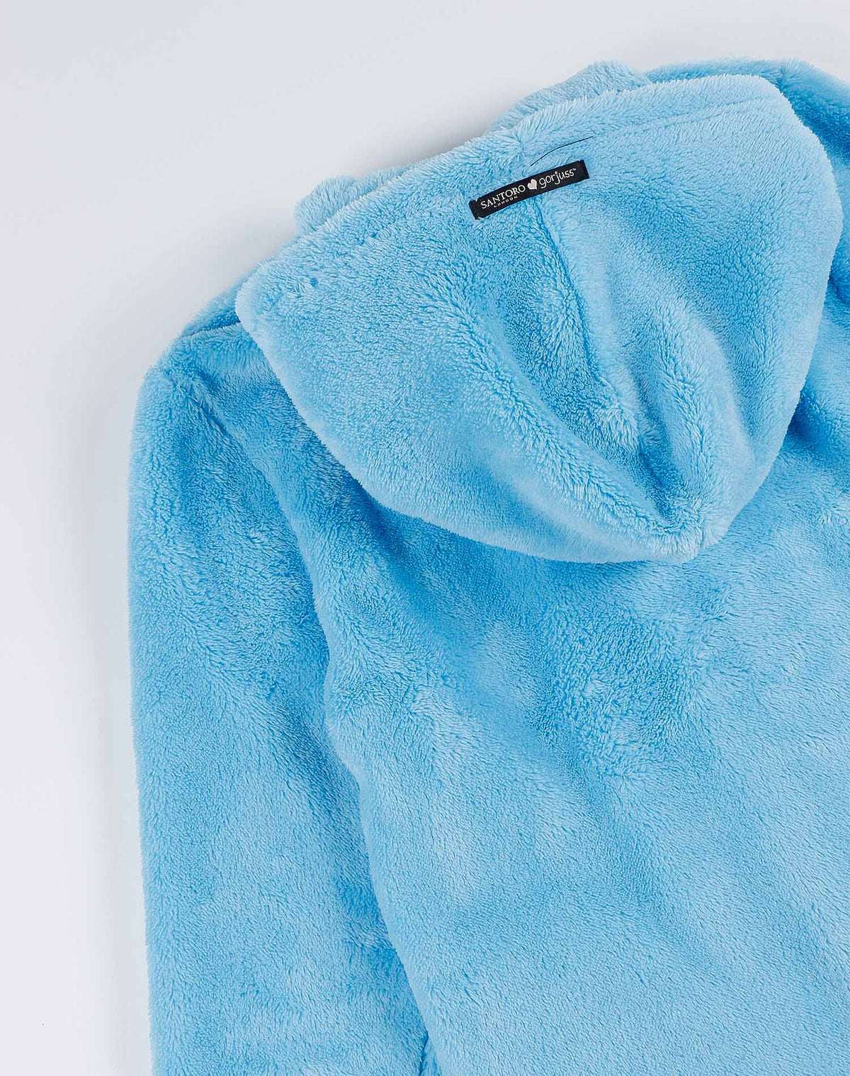 Giacca camera bambina celeste pile sherpa Santoro Gorjuss 57417