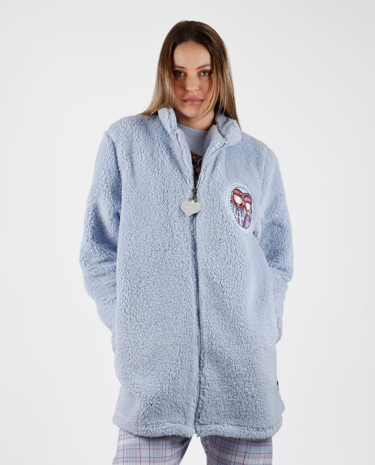 Vestaglia donna invernale Santoro Gorjuss 57507 pile sherpa