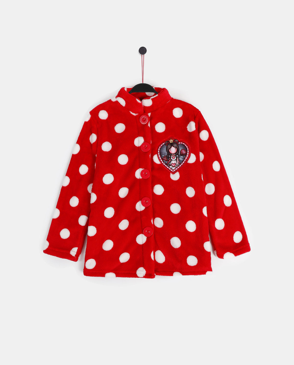 Vestaglia bambina Santoro Gorjuss 57539 caldo pile coral