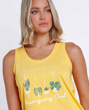 Pigiama donna estivo corto Admas 60166 cotone giallo