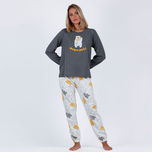 Pigiama donna in caldo cotone orso Admas 60209