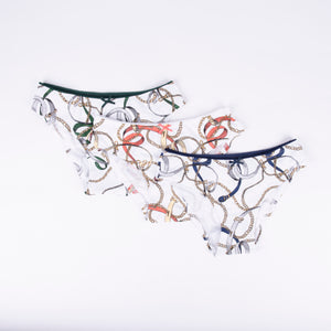 Slip donna jadea 6030 vita bassa fantasia 3 pezzi