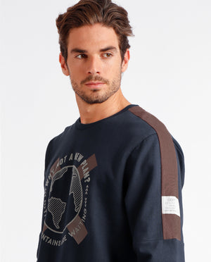 Pigiama sportivo uomo in cotone felpato New Plan Admas 60458