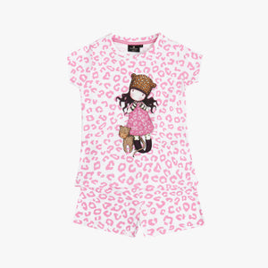 Pigiama bambina Santoro Gorjuss 60825 corto 100% cotone