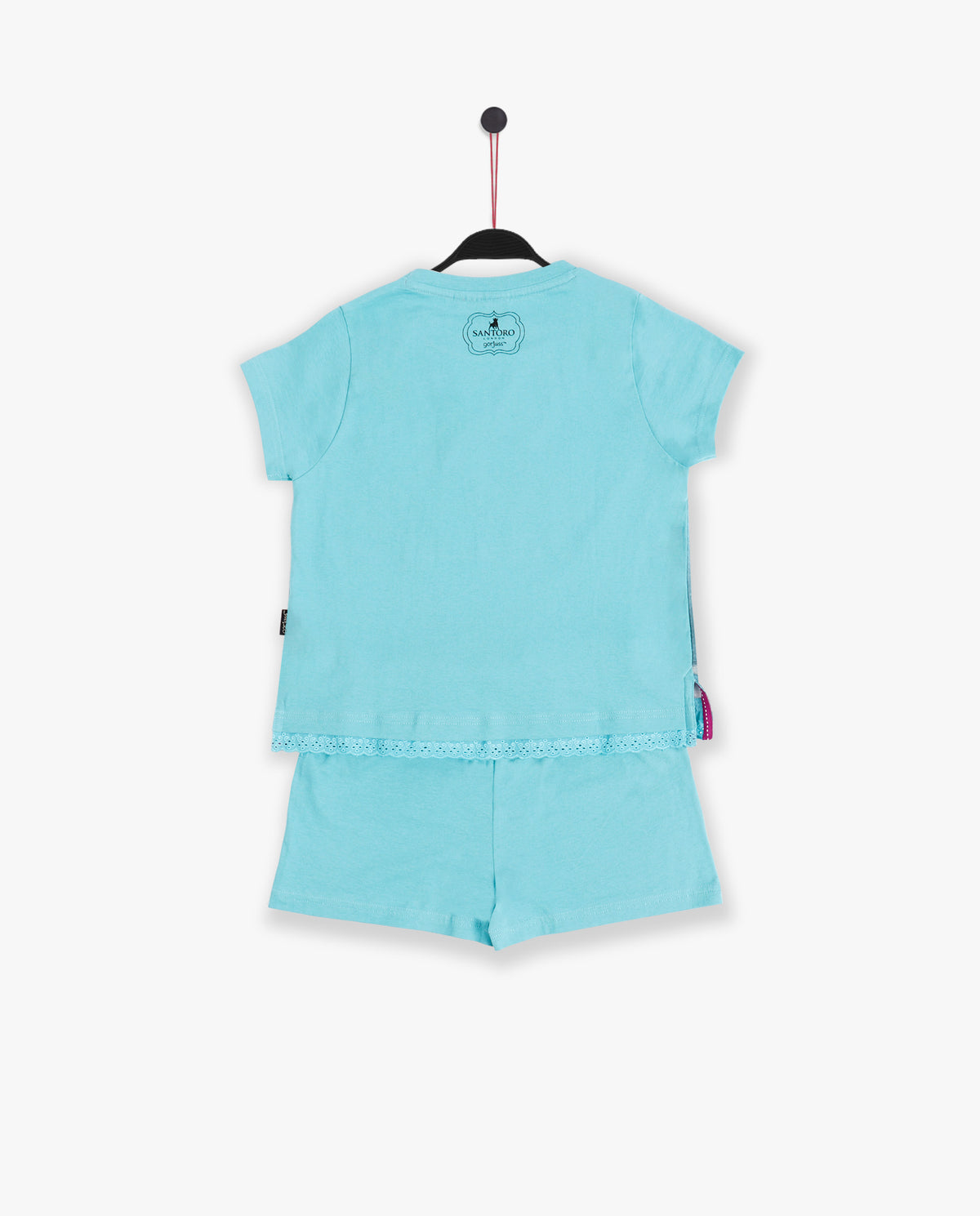 Pigiama bambina Santoro Gorjuss 60831 cotone cotone turchese