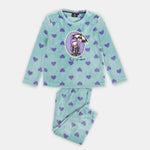 Pigiama bambina Santoro Gorjuss 60845 caldo pile cuori