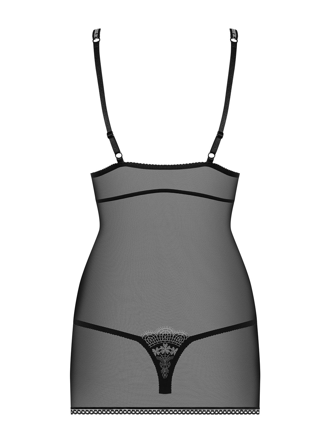 Sexy chemise sottoveste + perizoma 840-che-1 Obsessive 2 pezzi