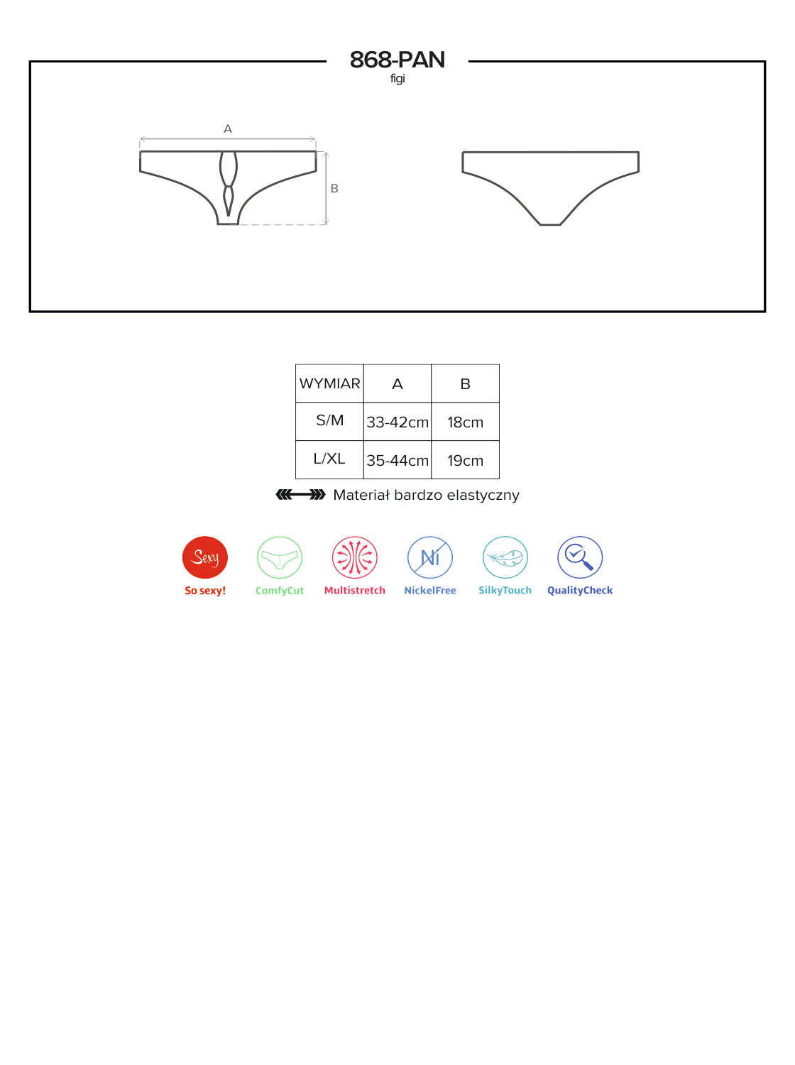 Sexy panty con gioielli Obsessive panties 868-pan-1