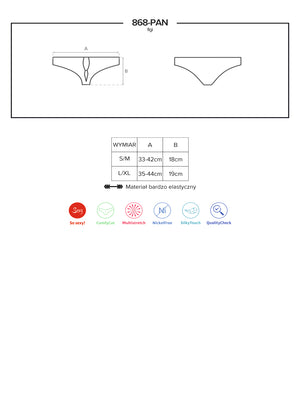Sexy panty con gioielli Obsessive panties 868-pan-1
