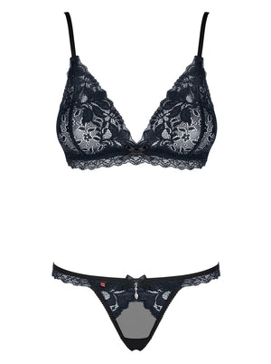 Sexy completino Obsessive 866-set-1 reggiseno + perizoma 2 pz.