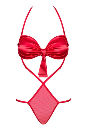 Body sexy Obsessive Giftella teddy rosso