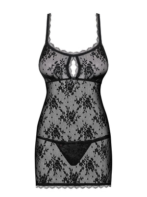 Sexy babydoll + perizoma Behindy e thong trasparente