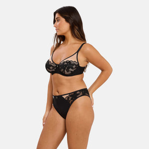 Slip vita media tulle e microfibra Sans Complexe 60PAN73