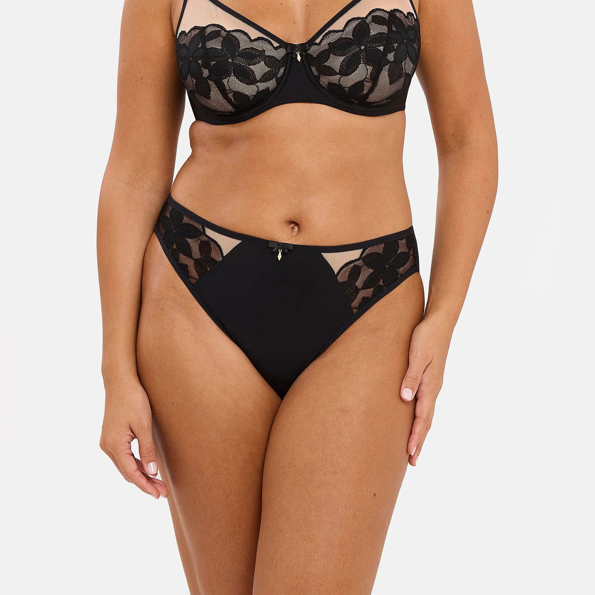 Slip vita media tulle e microfibra Sans Complexe 60PAN73