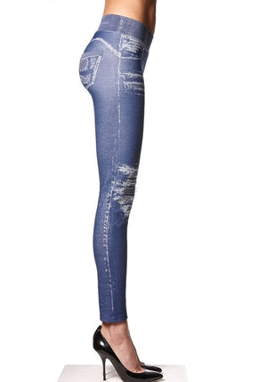 Leggings push up Intimidea 610348 effetto jeans