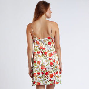 Camicia da notte raso fantasia Admas Garden 61219