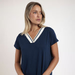 Abitino con scollo a V in viscosa Admas 61336