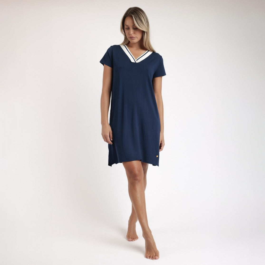 Abitino con scollo a V in viscosa Admas 61336