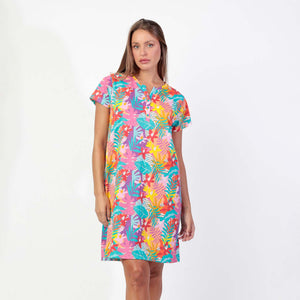Camicia da donna scollo serafno tropicale Admas 61499