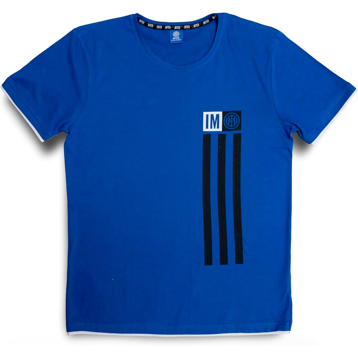 T-shirt maglia uomo girocollo 100% cotone ufficiale INTER