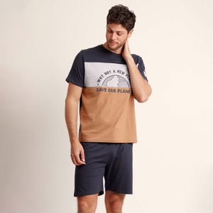 Pigiama uomo Aznar 62023 estivo 100% cotone