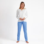 Pigiama lungo donna cotone Admas 62038