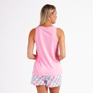 Pigiama donna canotta + shorts ice cream Admas 62062