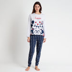 Pigiama donna lungo in cotone leggero Disney 62277