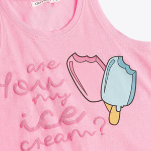 Pigiama bimba canotta + shorts ice cream Admas 62350