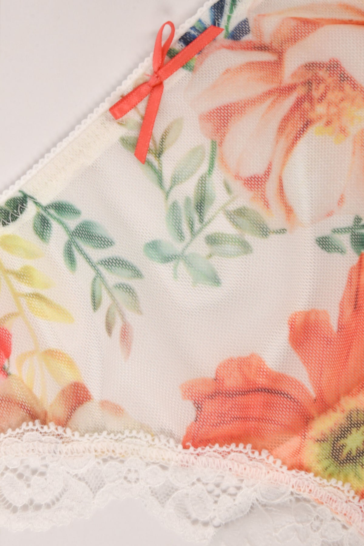 Slip Jadea 6238 a vita bassa celeste + latte floreali in cotone elasticizzato 2 pz