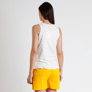 Pigiama donna Santoro 62380 100% cotone pois