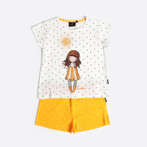 Pigiama bambina Santoro Gorjuss 62406 corto 100% cotone
