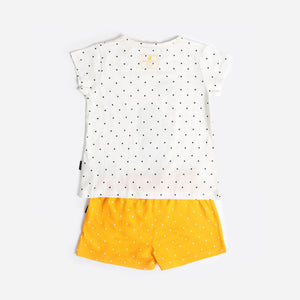 Pigiama bambina Santoro Gorjuss 62406 corto 100% cotone