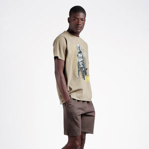 Pigiama uomo corto Mandalorian 62482 kaki