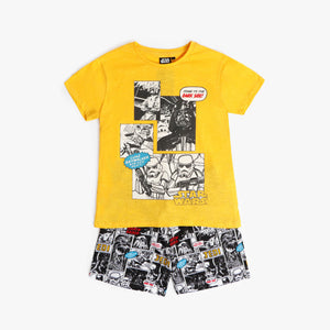 Pigiama uomo estivo Star Wars 62541 100% cotone