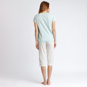 Pigiama donna capri tiffany con pois Admas 62588