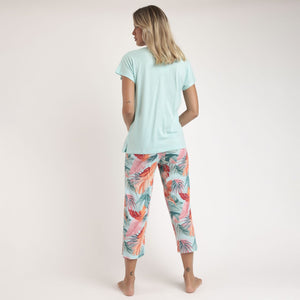 Pigiama Donna fantasia tropicale Admas 63074