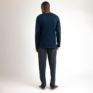 Pigiama uomo lungo cotone Admas 63105