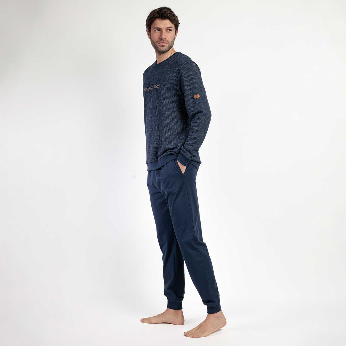 Pigiama uomo caldo cotone Antonio Miro Admas 63184